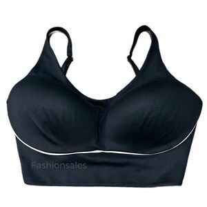 Victoria’s Secret Allegro Medium Support Flow on Point Lined sports bra black